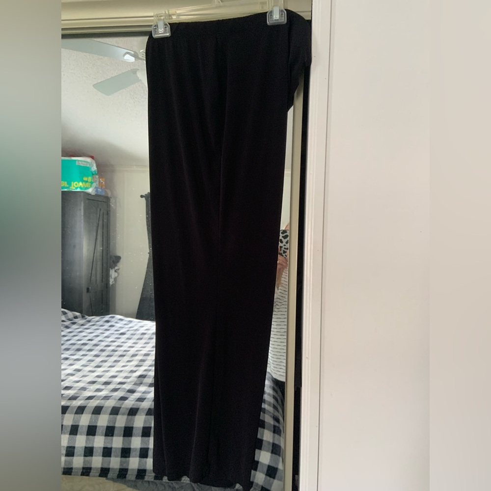 Susan Graver black slacks 2X